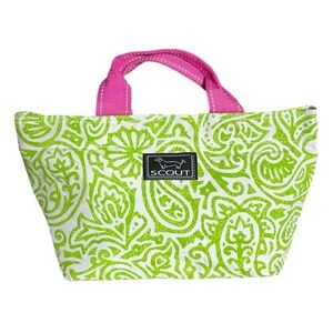 SCOUT Nooner Lunch Bag in Green and Pink